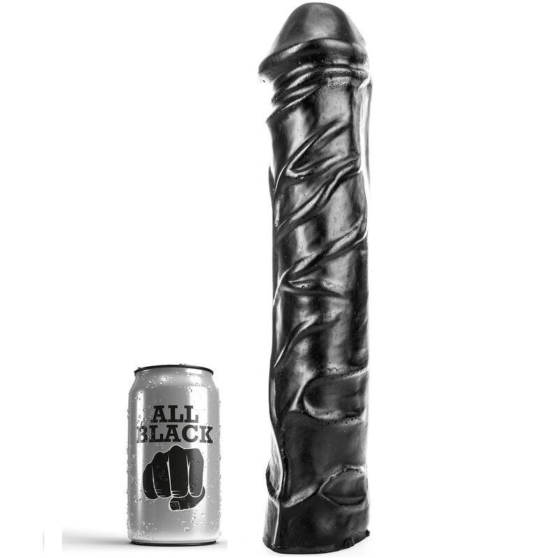 ALL BLACK Gode Géant Fisting Doux 32 Cm - Aura Intime