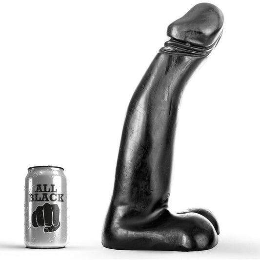 ALL BLACK Gode Fisting Réaliste Noir 29 Cm - Aura Intime