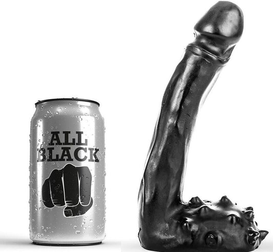 ALL BLACK Gode Réaliste 19 Cm - Aura Intime