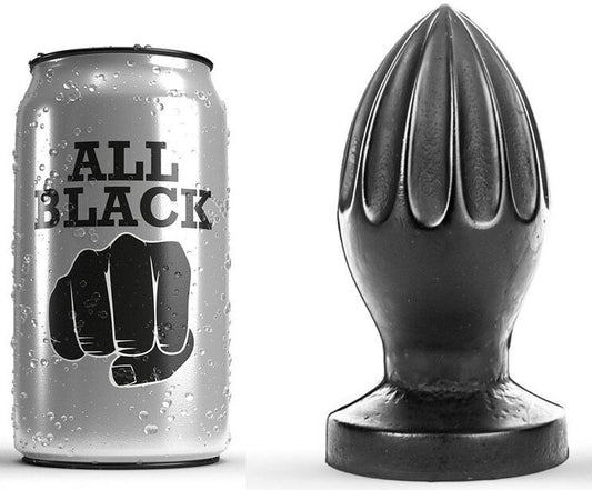 ALL BLACK Plug Anal 12 Cm - Aura Intime