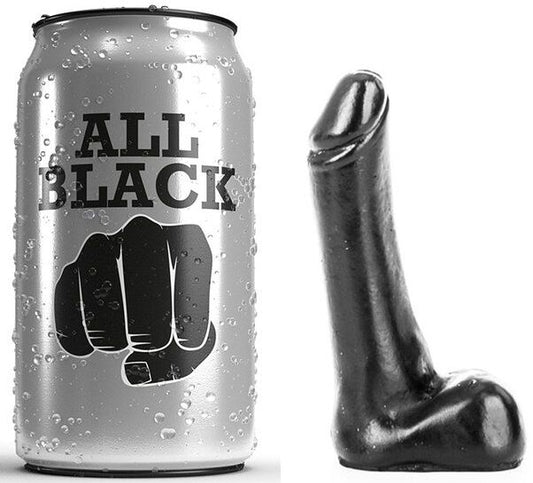 ALL BLACK Gode 9 Cm - Aura Intime