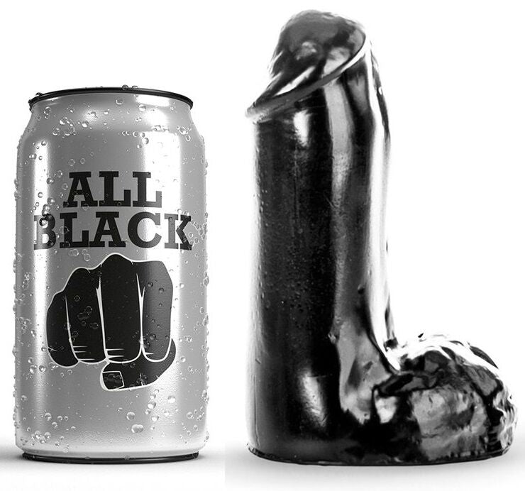 ALL BLACK Gode Réaliste 13 Cm - Aura Intime