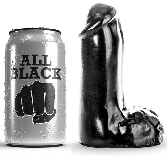 ALL BLACK Gode Réaliste 13 Cm - Aura Intime