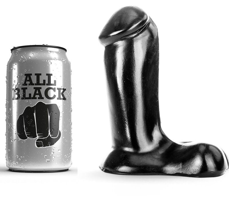 ALL BLACK Gode Réaliste 14 Cm - Aura Intime