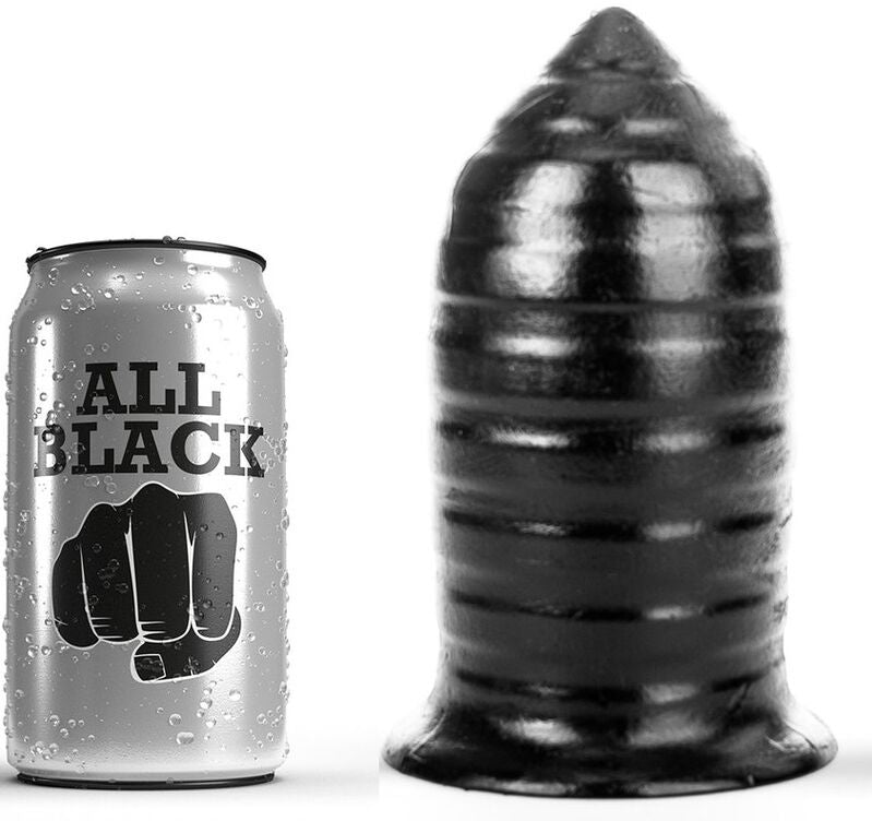 ALL BLACK Plug Anal 16 Cm - Aura Intime