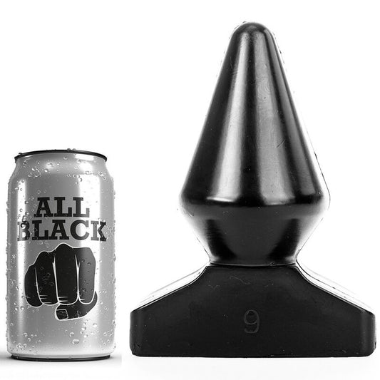 ALL BLACK Plug Anal 18,5 Cm - Aura Intime