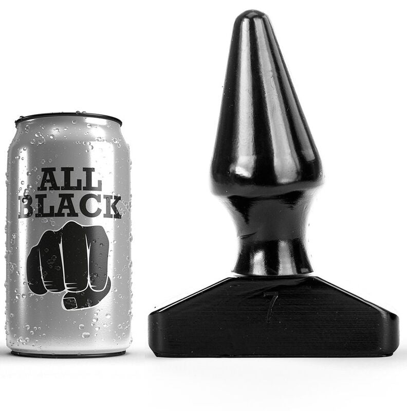 ALL BLACK Plug Anal 16 Cm - Aura Intime