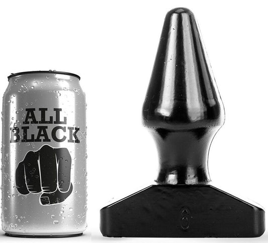 ALL BLACK Plug Anal 15,5 Cm - Aura Intime