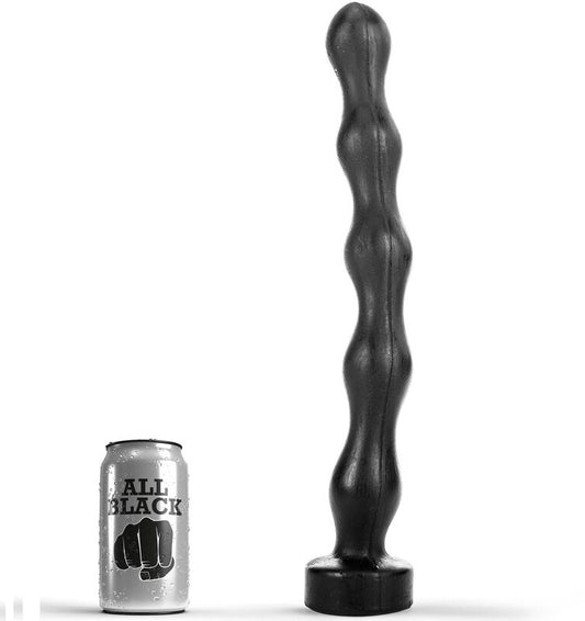 ALL BLACK Billes Anal 41,5 Cm - Aura Intime