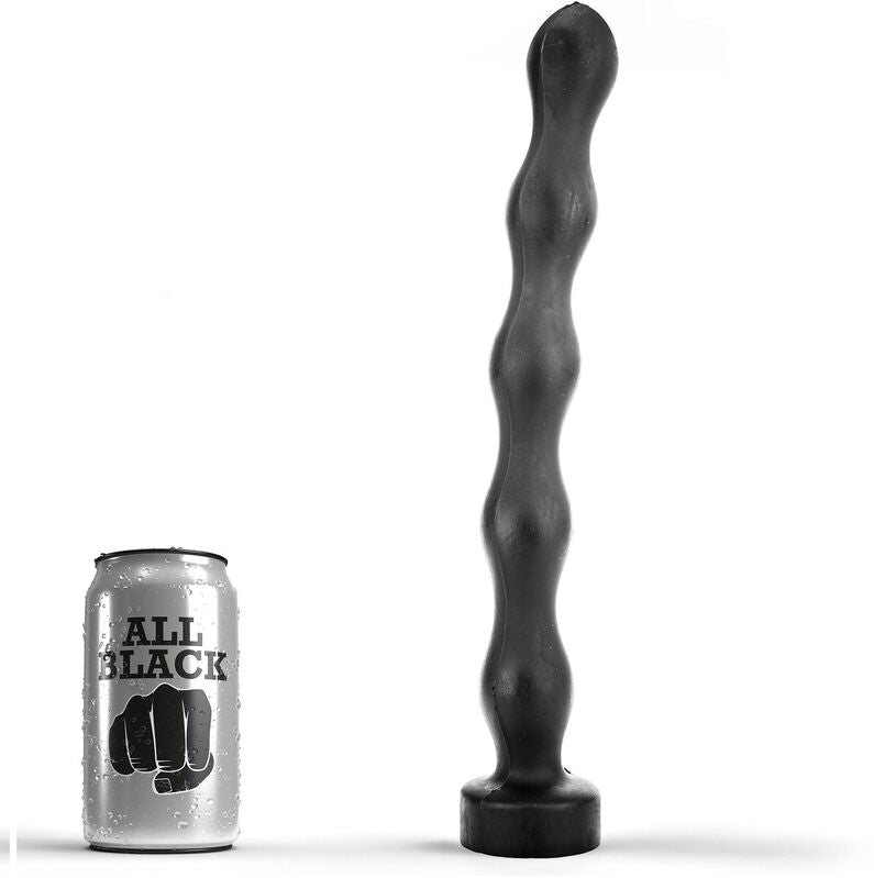ALL BLACK Plug Anal Balle 32 Cm - Aura Intime