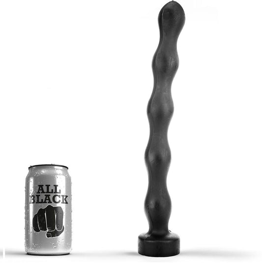 ALL BLACK Plug Anal Balle 32 Cm - Aura Intime