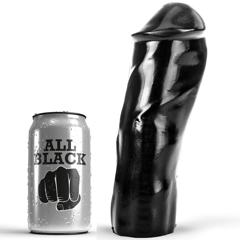 ALL BLACK Gode Réaliste 20 Cm - Aura Intime