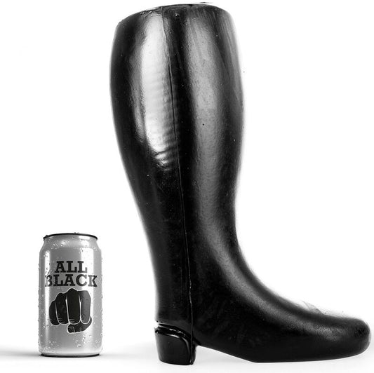 ALL BLACK Botte Fisting Souple Géante 31 Cm - Aura Intime