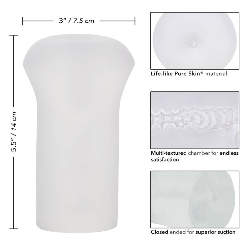 CALEXOTICS Coupeur Sans Limites Transparent — accessoires inclus