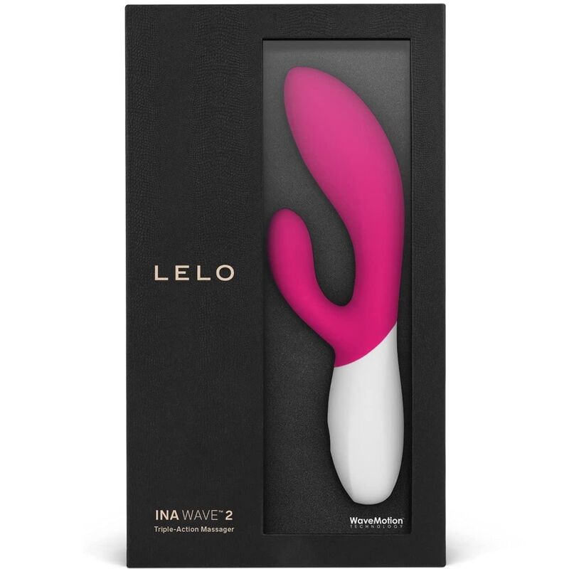 LELO Ina Wave 2 Vbrador Luxe Mouvement Spécial Cerise — vue arrière