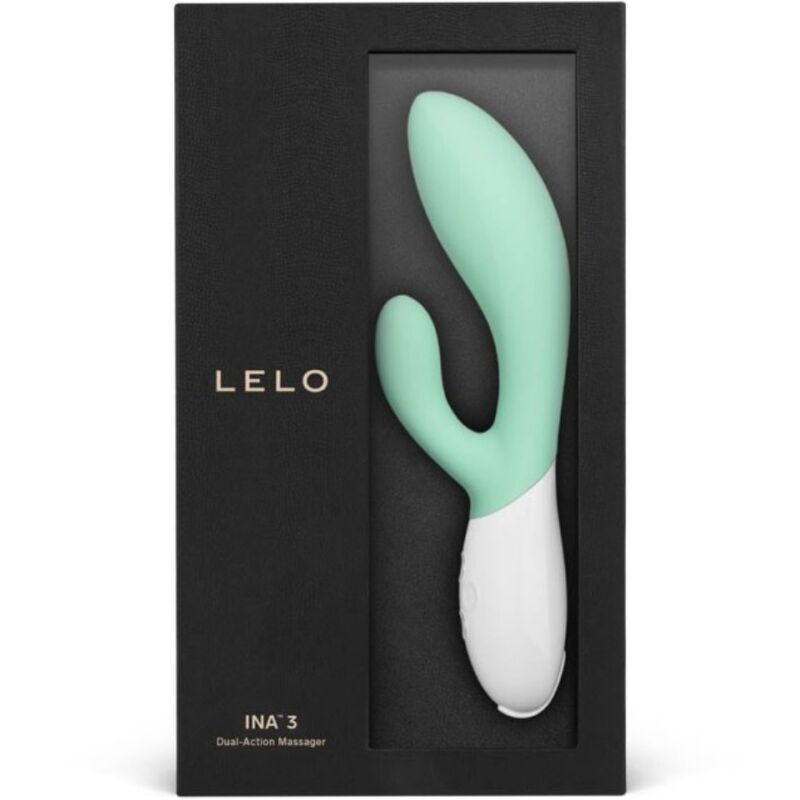 LELO INA 3 VIBRATEUR VERT LAPIN LUXE AUX ALGUES — accessoires inclus