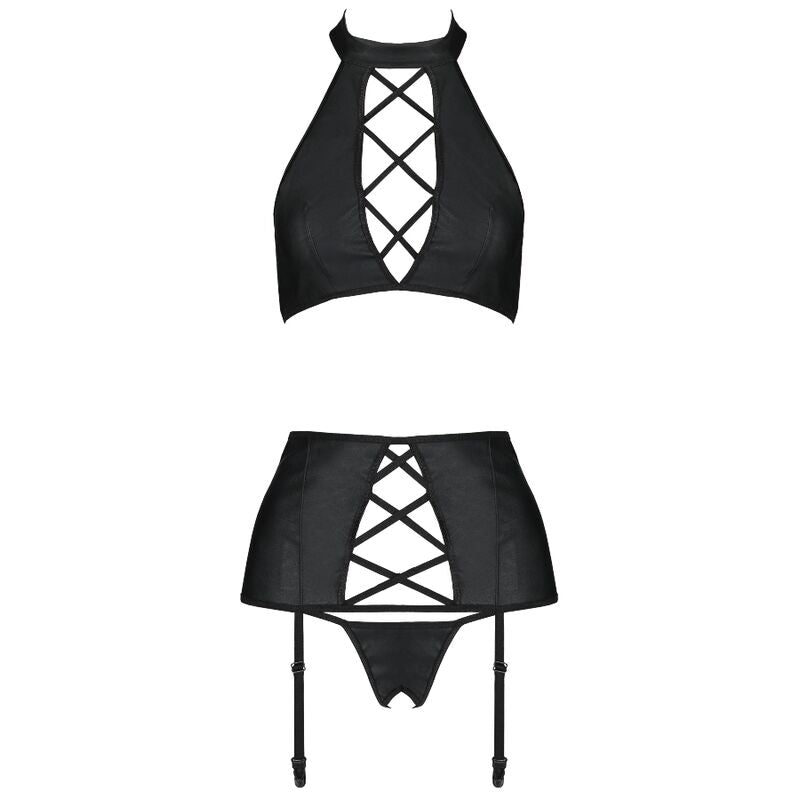 PASSION WOMAN SETS Ensemble Nancy Cuir Écologique L/Xl — vue alternative