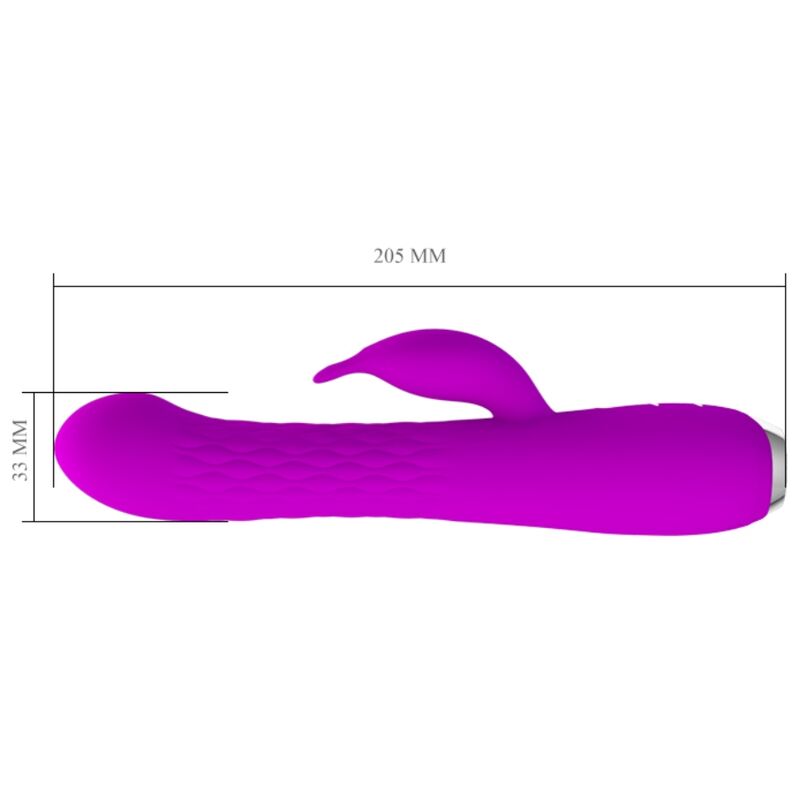 PRETTY LOVE PARTY UP VIBRATEUR MOLLY ROTATION RECHARGEABLE — vue alternative