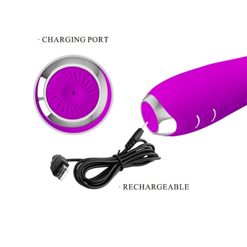 PRETTY LOVE - Molly Rotating Rechargeable Vibrator