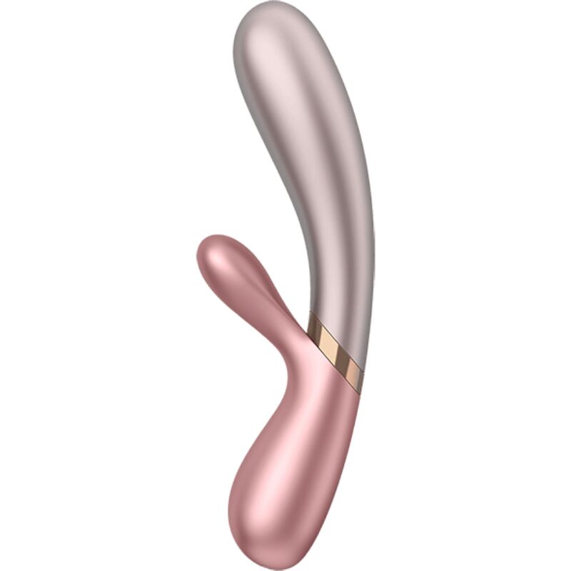 SATISFYER CONNECT VIBRATEUR HOT LOVER ROSE & BEIGE — vue détaillée