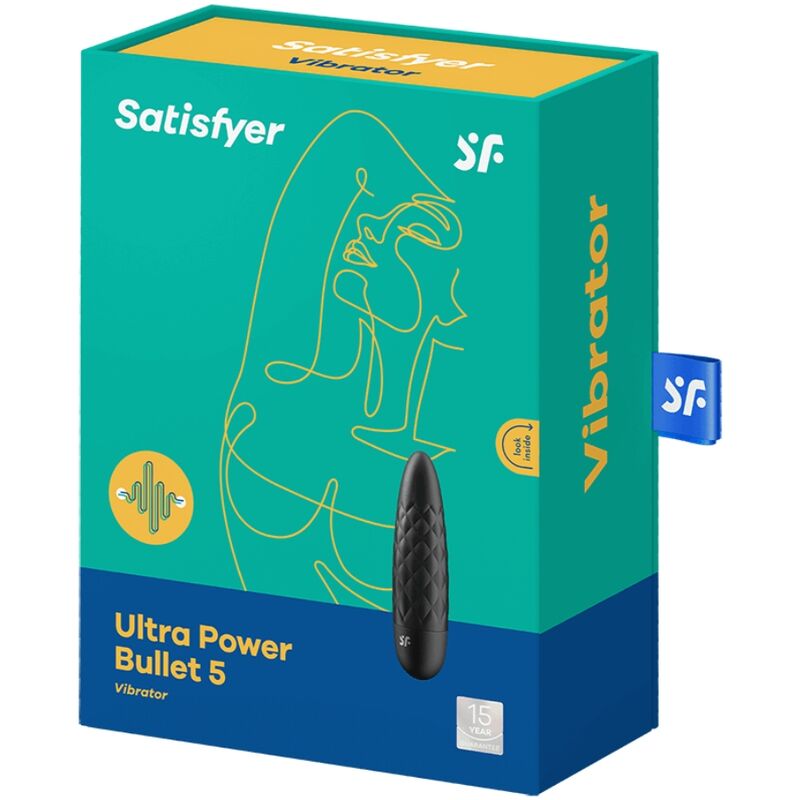 SATISFYER VIBRATOR Ultra Power Bullet 5 Noir — vue alternative