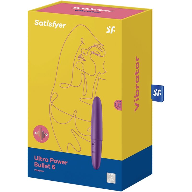 SATISFYER VIBRATOR Ultra Power Bullet 6 Violet — vue alternative