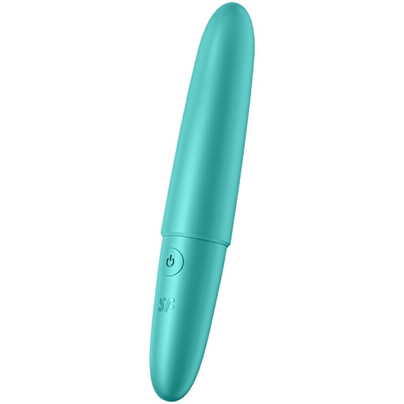 SATISFYER VIBRATOR Ultra Power Bullet 6 Turquoise - Aura Intime