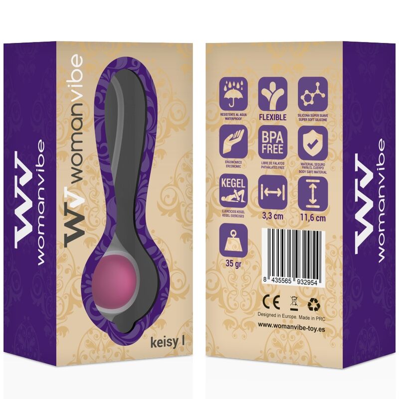 WOMANVIBE Keisy I Ball Geisha Silicone - Rose — vue détaillée