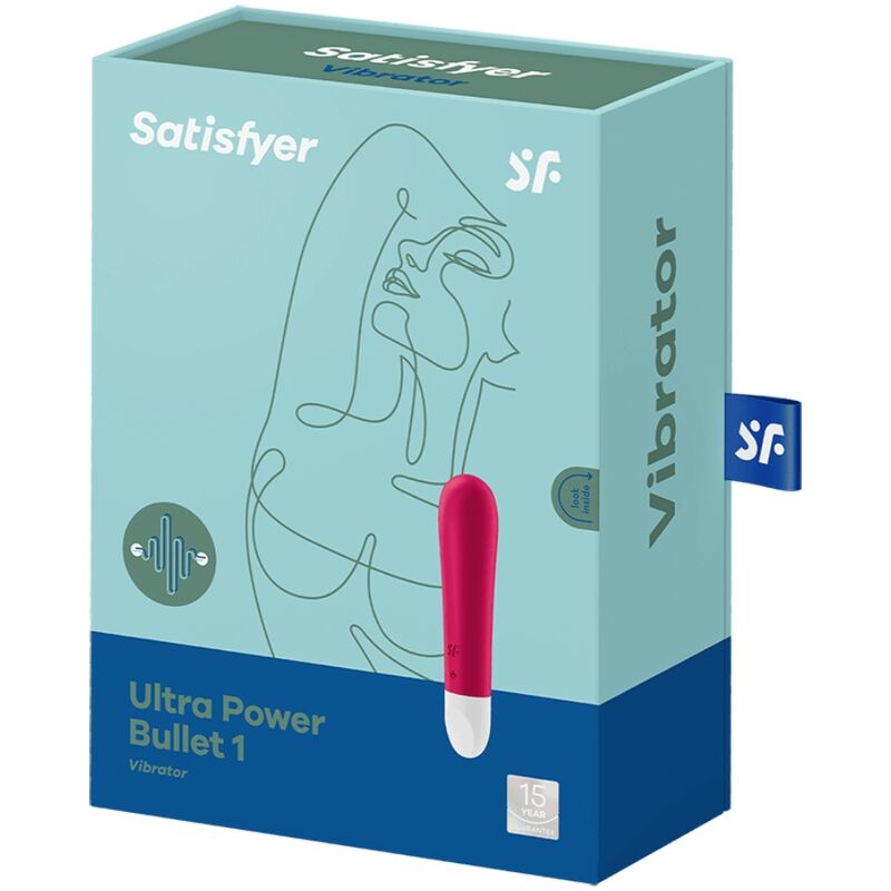 SATISFYER VIBRATOR Ultra Power Bullet 1 Rouge — vue alternative