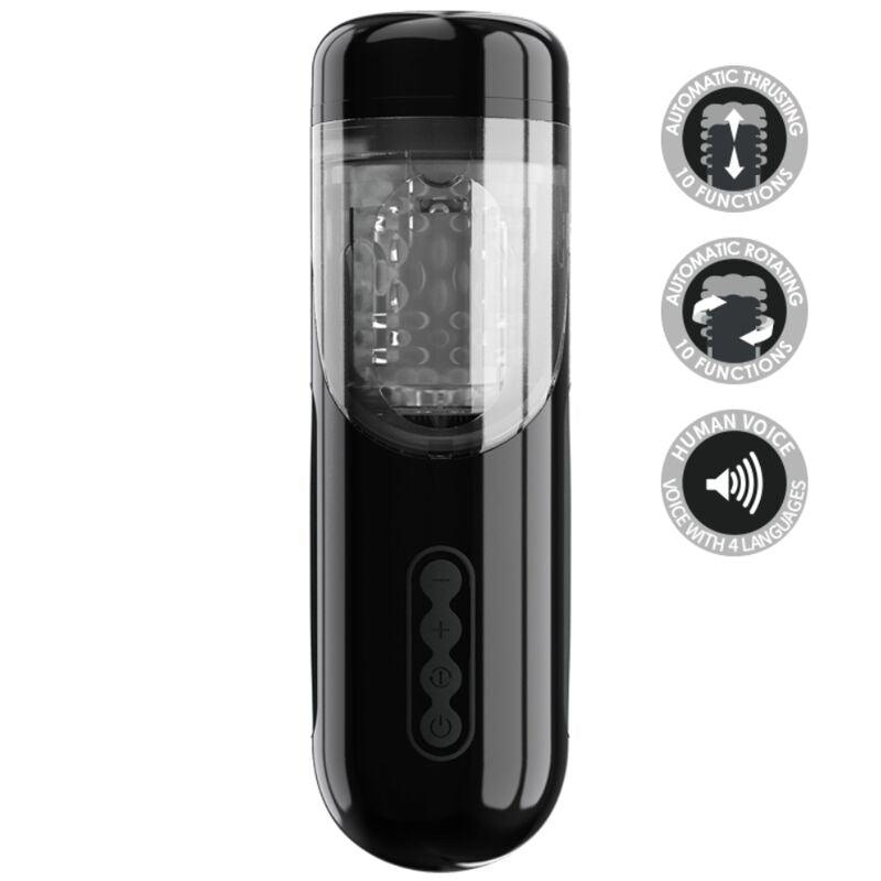 PRETTY LOVE MALE Masturbateur Rechargeable Multifonction Lorelei - Aura Intime