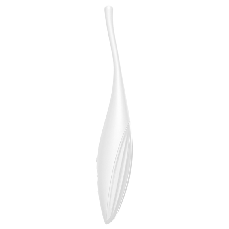 SATISFYER CONNECT Vibrateur Pointe Clit Twirling Joy Blanc — vue détaillée