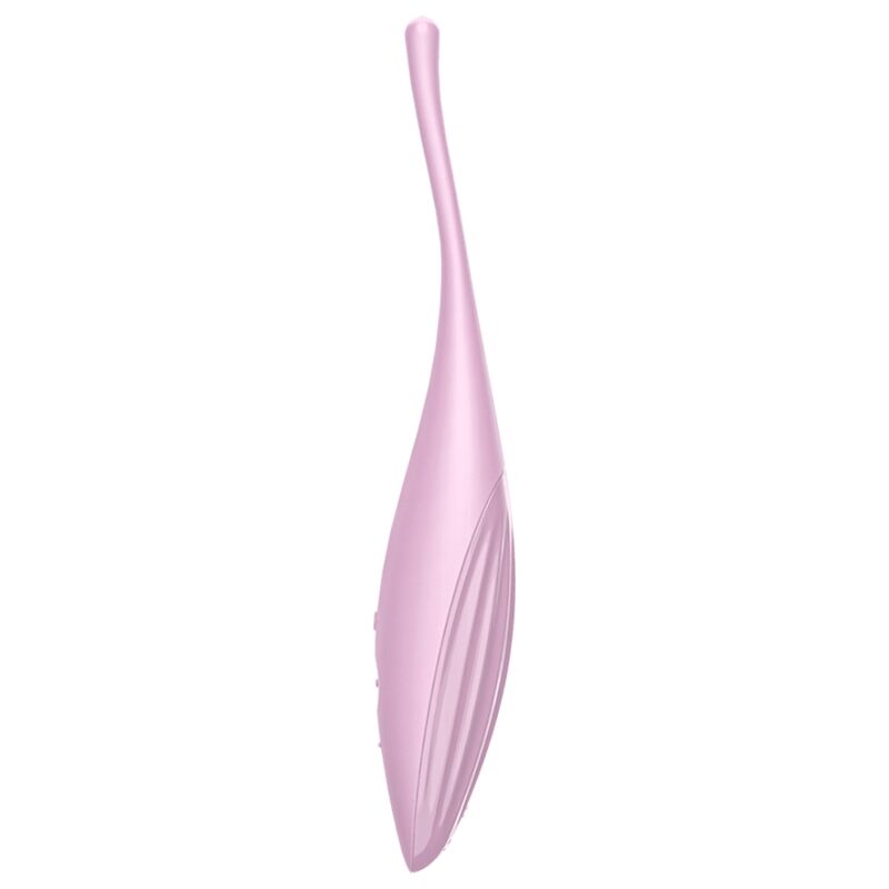 SATISFYER CONNECT Vibrateur Pointe Clit Twirling Joy Rose — vue détaillée