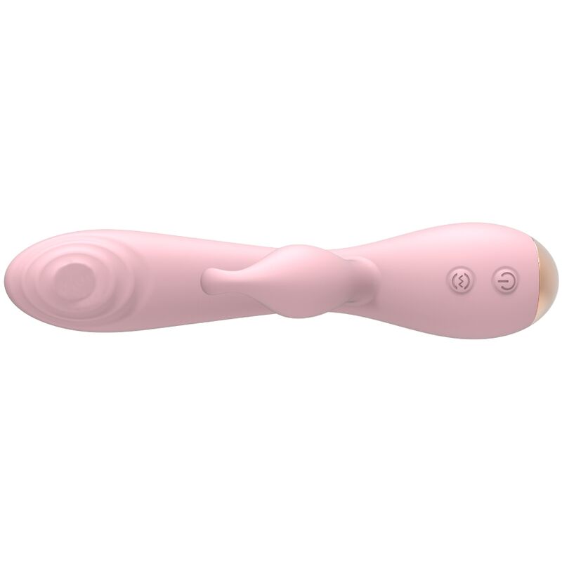 NALONE VIBRATEUR MAGIC STICK LAPIN - ROSE CLAIR — accessoires inclus