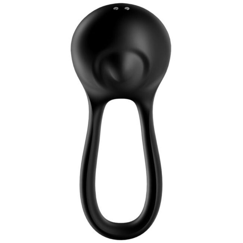 SATISFYER RING VIBRATEUR ANNEAU MAJESTIC DUO NOIR — vue détaillée