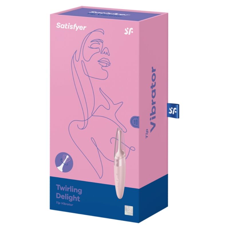 SATISFYER VIBRATOR Vibrateur Pointe Clit Twirling Delight Rose — vue alternative