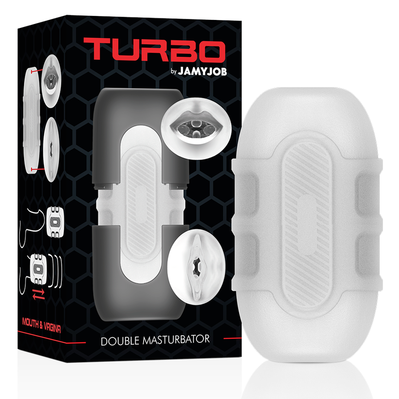 JAMYJOB Masturbateur Double Turbo — vue détaillée