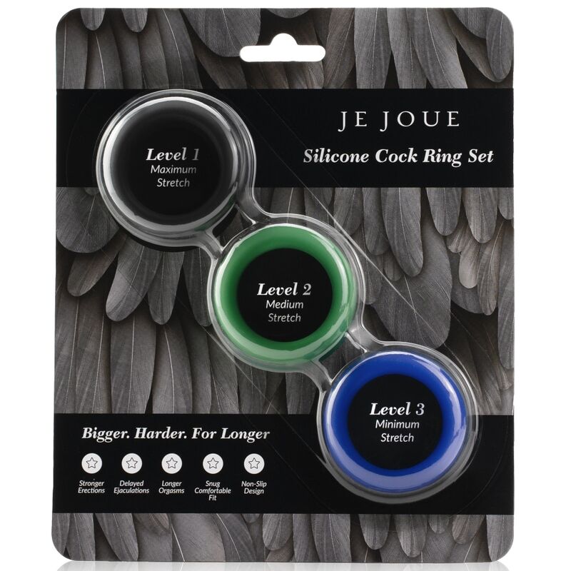 JE JOUE ENSEMBLE SILICONE ANNEAUX PÉNIS SILICONE — vue détaillée