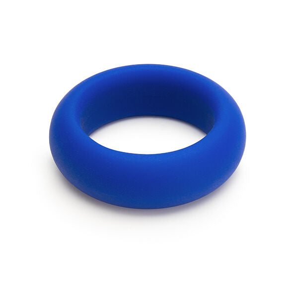 JE JOUE BAGUE SILICONE BLEUE STRANGULATION MINIMUM — vue arrière