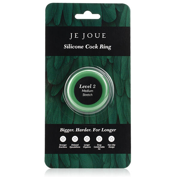 JE JOUE BAGUE SILICONE VERTE CHOKE MOYEN — vue arrière
