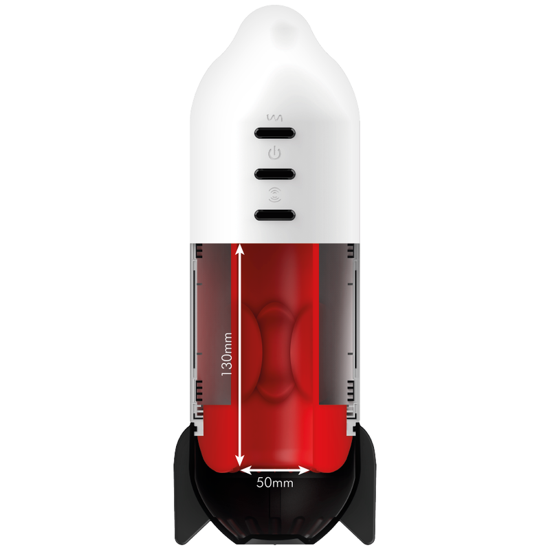 JAMYJOB Masturbateur Rocket Technologie Compression Douce Vibration - Aura Intime