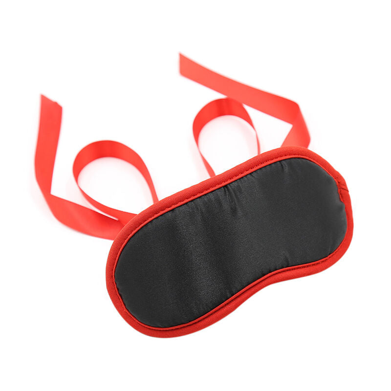 OHMAMA MASKS Bords Rouges Noir Fetish - Aura Intime