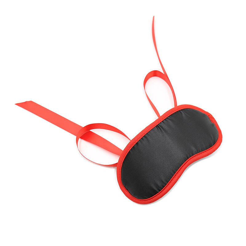 OHMAMA MASKS Bords Rouges Noir Fetish — vue détaillée
