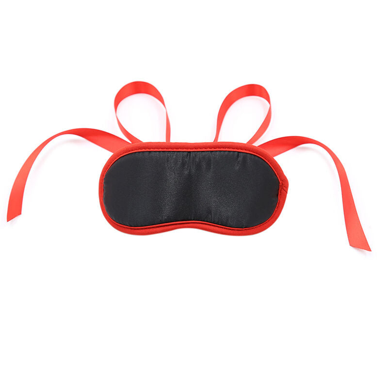 OHMAMA MASKS Bords Rouges Noir Fetish — vue arrière