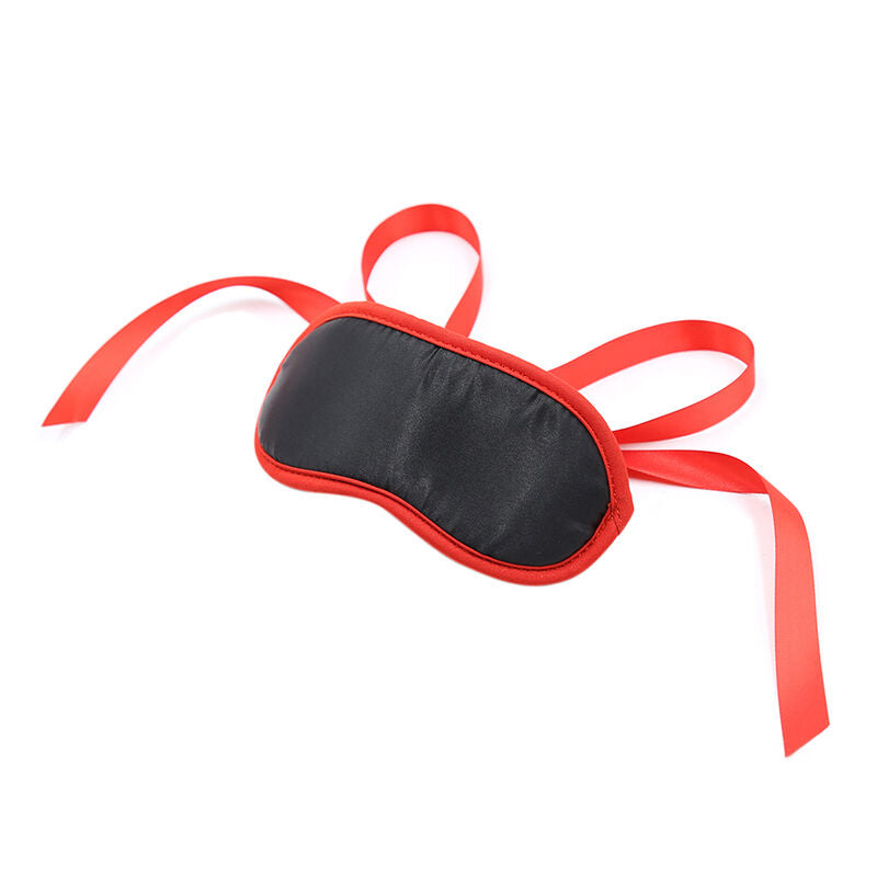 OHMAMA MASKS Bords Rouges Noir Fetish — accessoires inclus