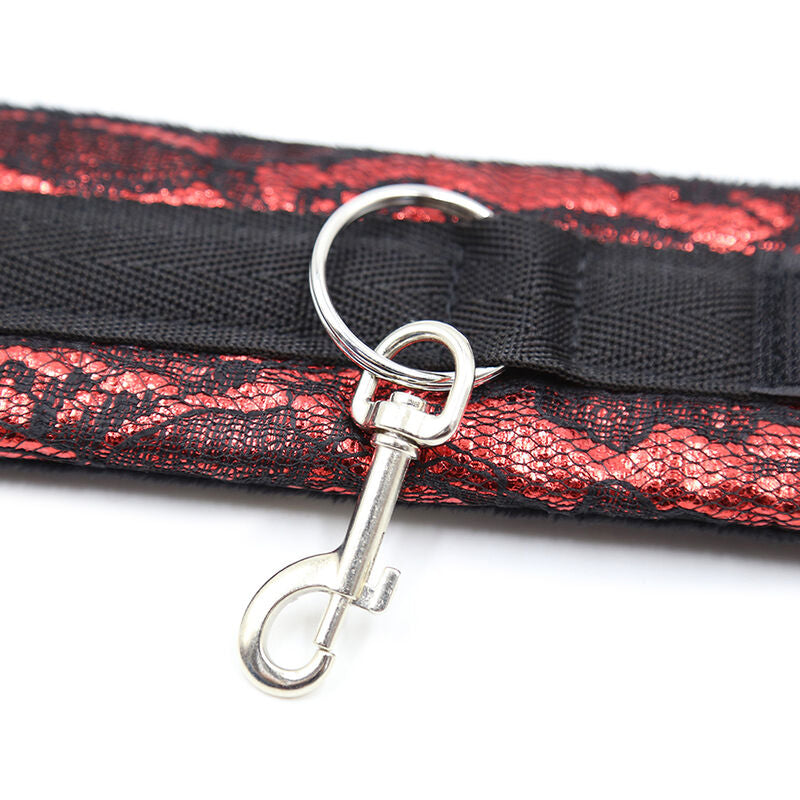 OHMAMA FETISH Menottes Velours Ruban Nylon — vue arrière