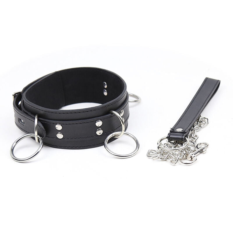 OHMAMA FETISH Collier Soumission 3 Anneaux — vue arrière