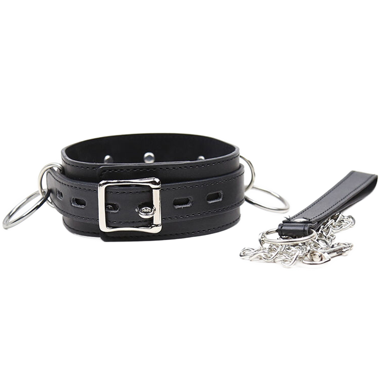 OHMAMA FETISH Collier Soumission 3 Anneaux - Aura Intime