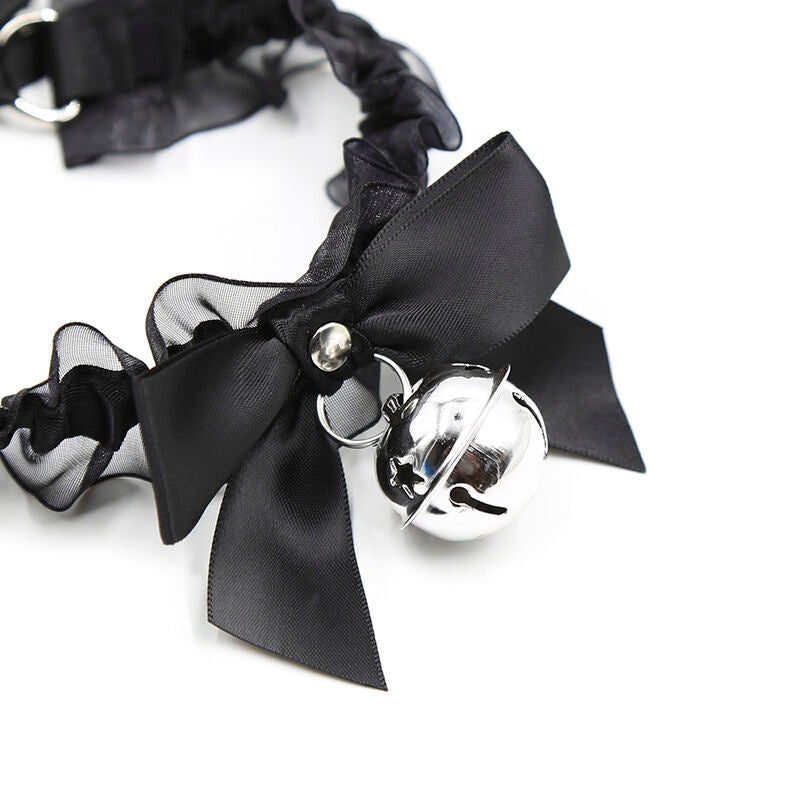OHMAMA FETISH COLLIER FÉTICHE DENTELLE — vue arrière