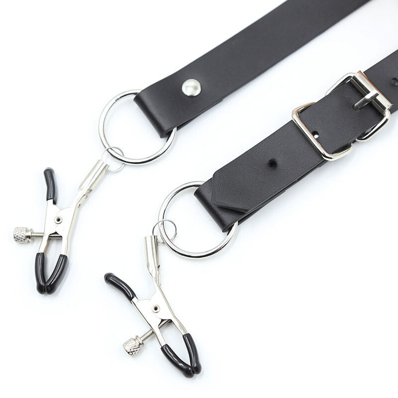 OHMAMA FETISH Pinces Clitoris Sangles Jambes — accessoires inclus