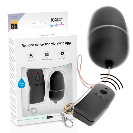 ONLINE Oeuf Vibrant Télécommande Noire - Aura Intime